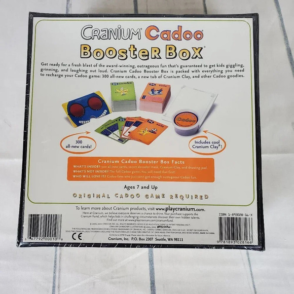 Cranium Cadoo Booster Box 300 Cards  Decoder Mask - Picture 2 of 3